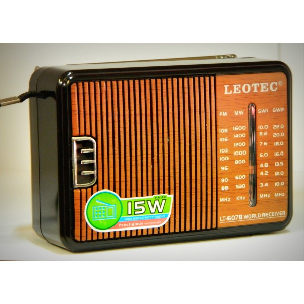 Radio portabil Leotec LT-607B World Receveir