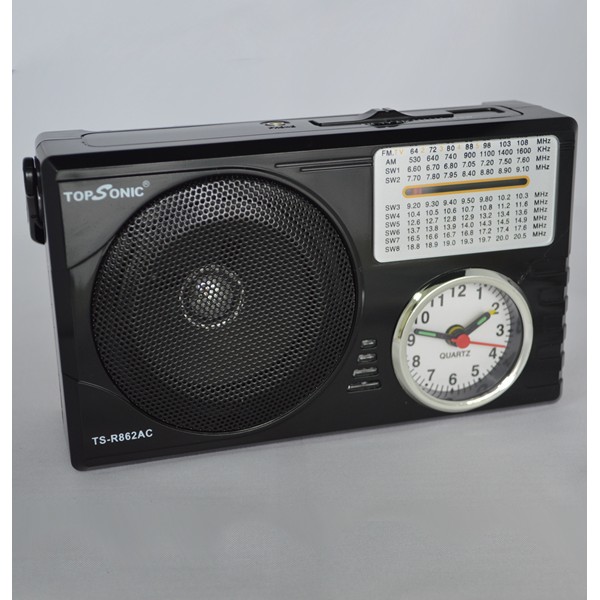 Radio portabil cu ceas si alarma TOPSONIC TS-R862AC