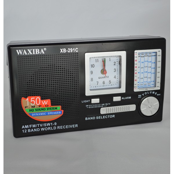 Mini radio portabil cu ceas Waxiba XB-291C