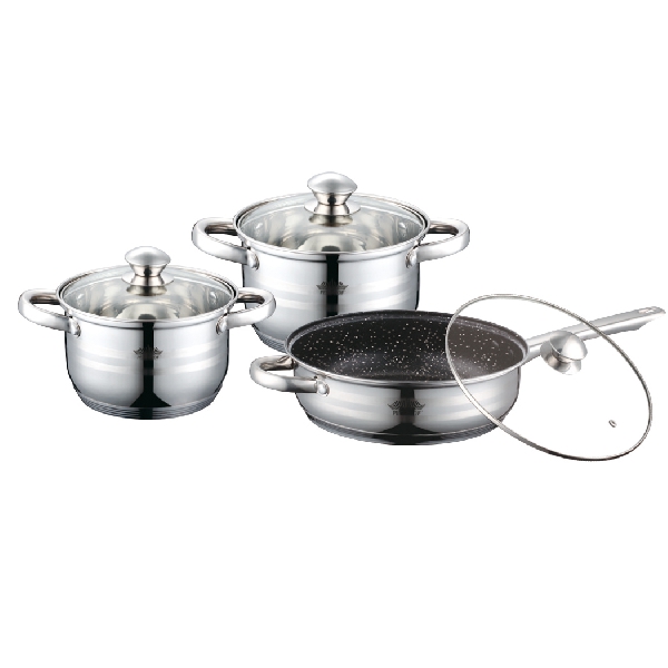 Set vase inox 6 piese PH 15792