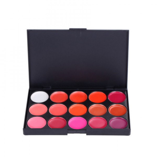 Trusa make up ruj 15 culori 