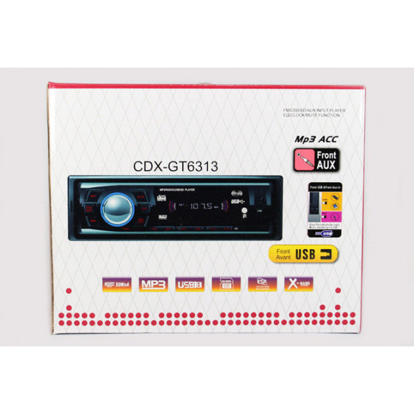 Casetofon auto MP3 auto CDX-GT-6313