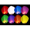 Set 10 Lampioane zburatoare multicolore