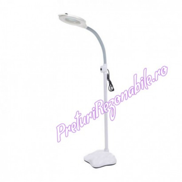 Lupa Cosmetica cu Picior si Lampa LED