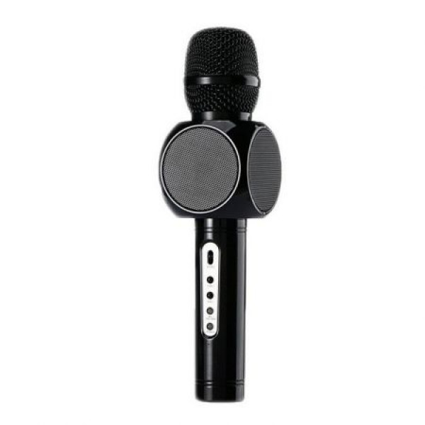 Microfon wireless cu bluetooth,acumulator incorporat si boxa 