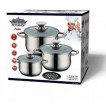 Set oale din inox cu capac 6 piese Peterhof 15259