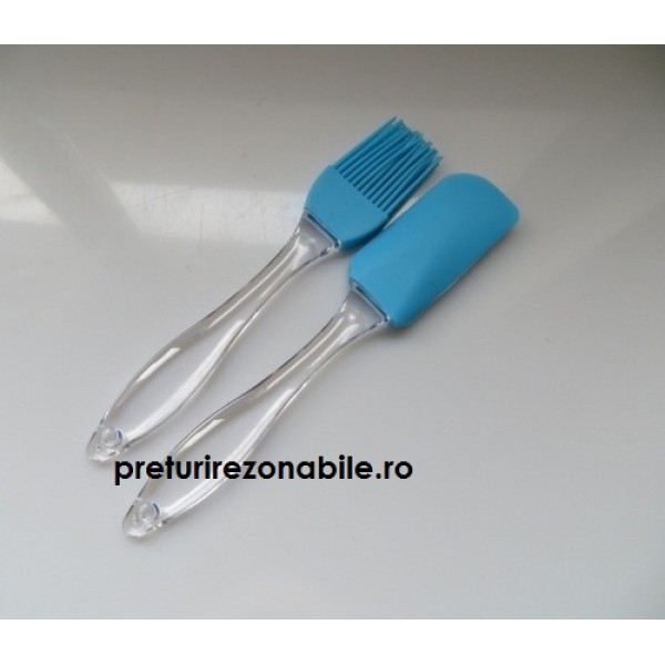 Set pensula si spatula silicon