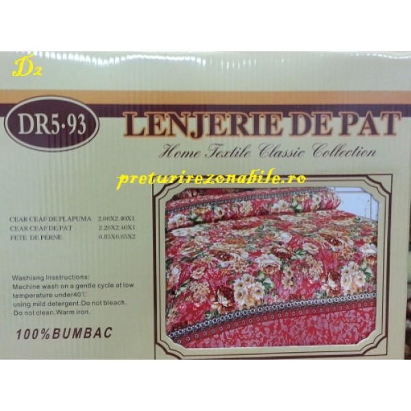 Lenjerie de pat din bumbac