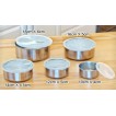 Set caserole inox cu capac 