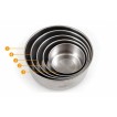 Set caserole inox cu capac 