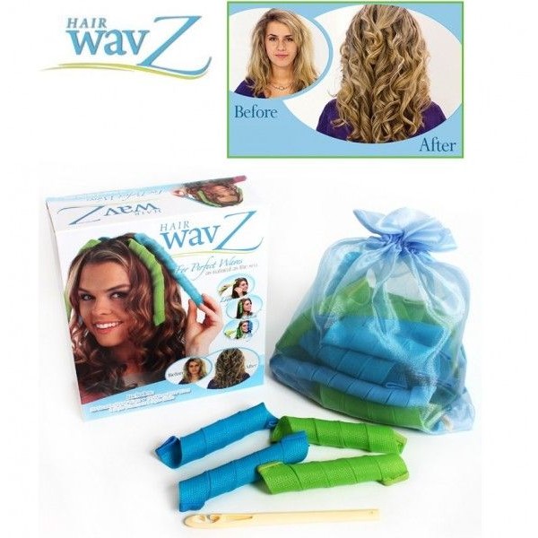 Bigudiuri spiralate pentru ondulat parul Hair Wavz