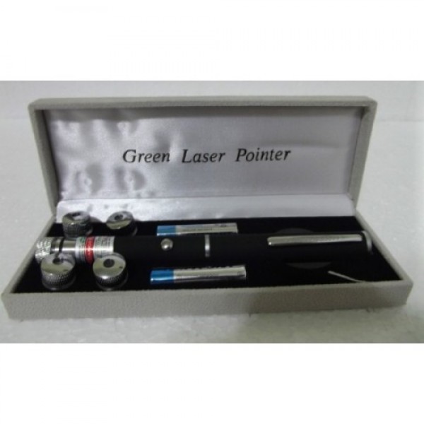 Laser verde 1000mW cu 5 capete de schimb