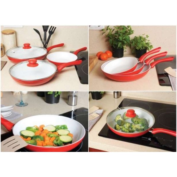 Set 3 Tigai ceramice Ceramic Pan      